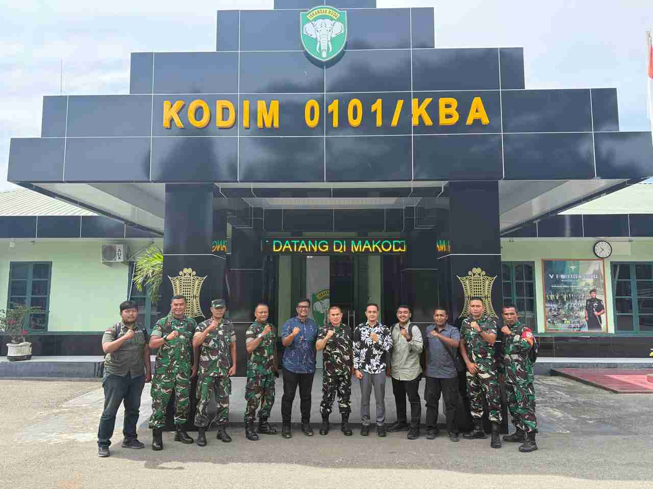 Kepala Seksi Survei dan Penataan Kantor Pertanahan Aceh Besar Hadiri Rapat Pengukuran Tanah Kodam IM