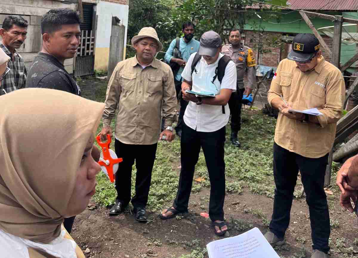 Kantor Pertanahan Aceh Besar Beri Layanan Teknis, Dukung Penyelesaian Perkara Perdata di Lambada