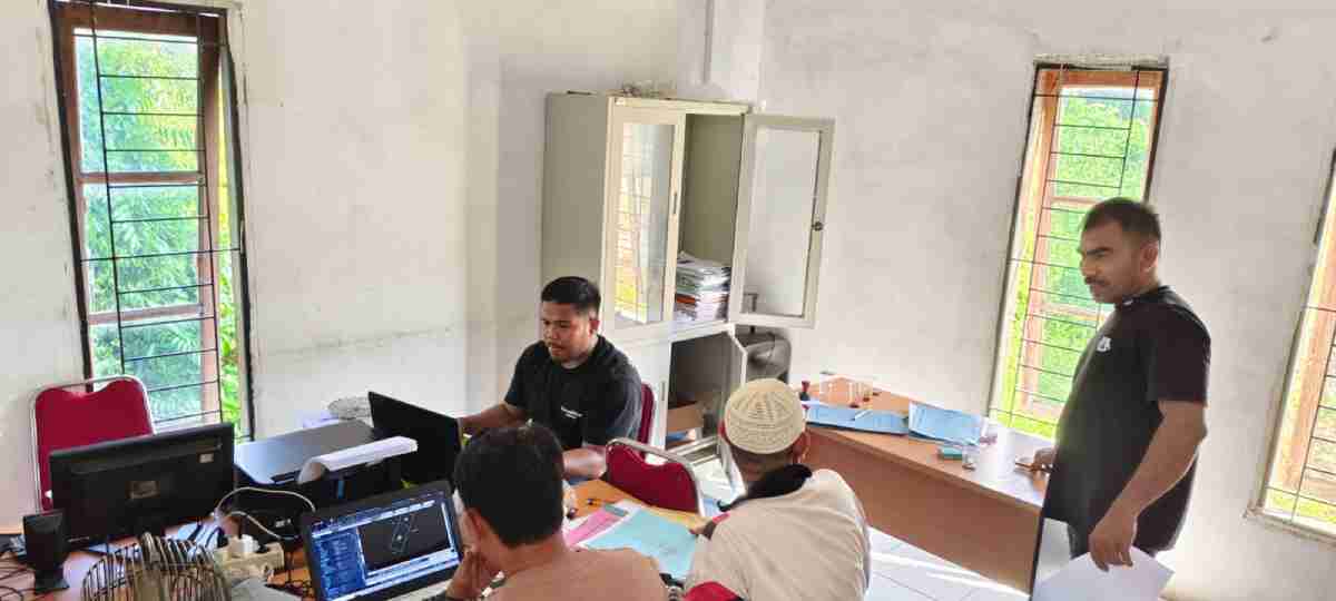 Kejar Target PTSL 2025, Satgas Kantor Pertanahan Aceh Timur Intensifkan Koordinasi Data di Bireum Bayeun