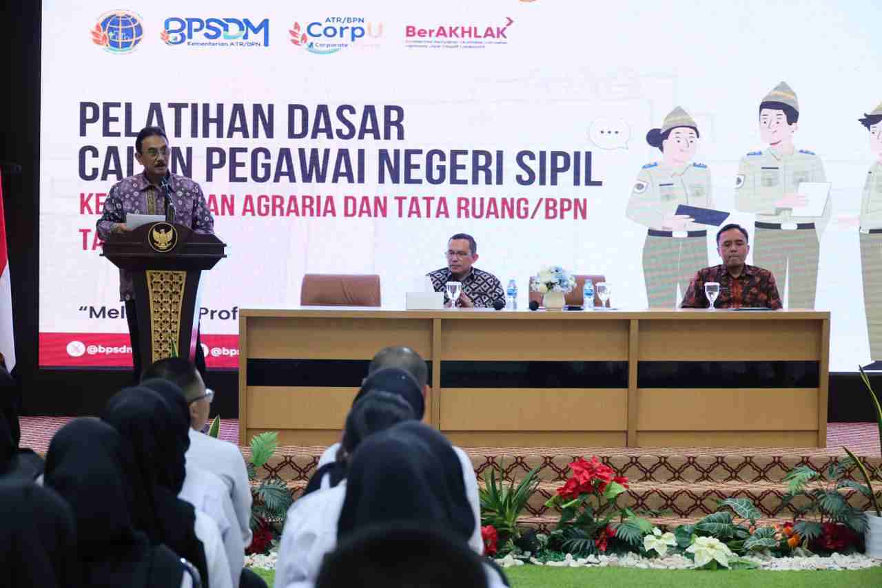 Tutup Latsar Gelombang 1 Tahun 2025, Sekjen Kementerian ATR/BPN Beri 3 Pesan untuk Pedoman CPNS dalam Bertugas