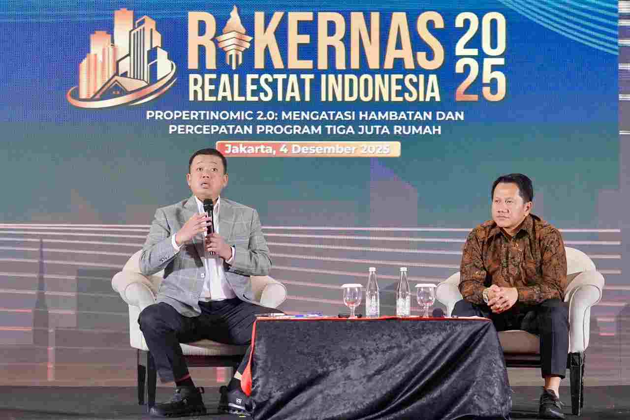 Rakernas REI 2025, Menteri Nusron Ajak Pelaku Industri Perumahan Tidak Lagi Manfaatkan Lahan LP2B