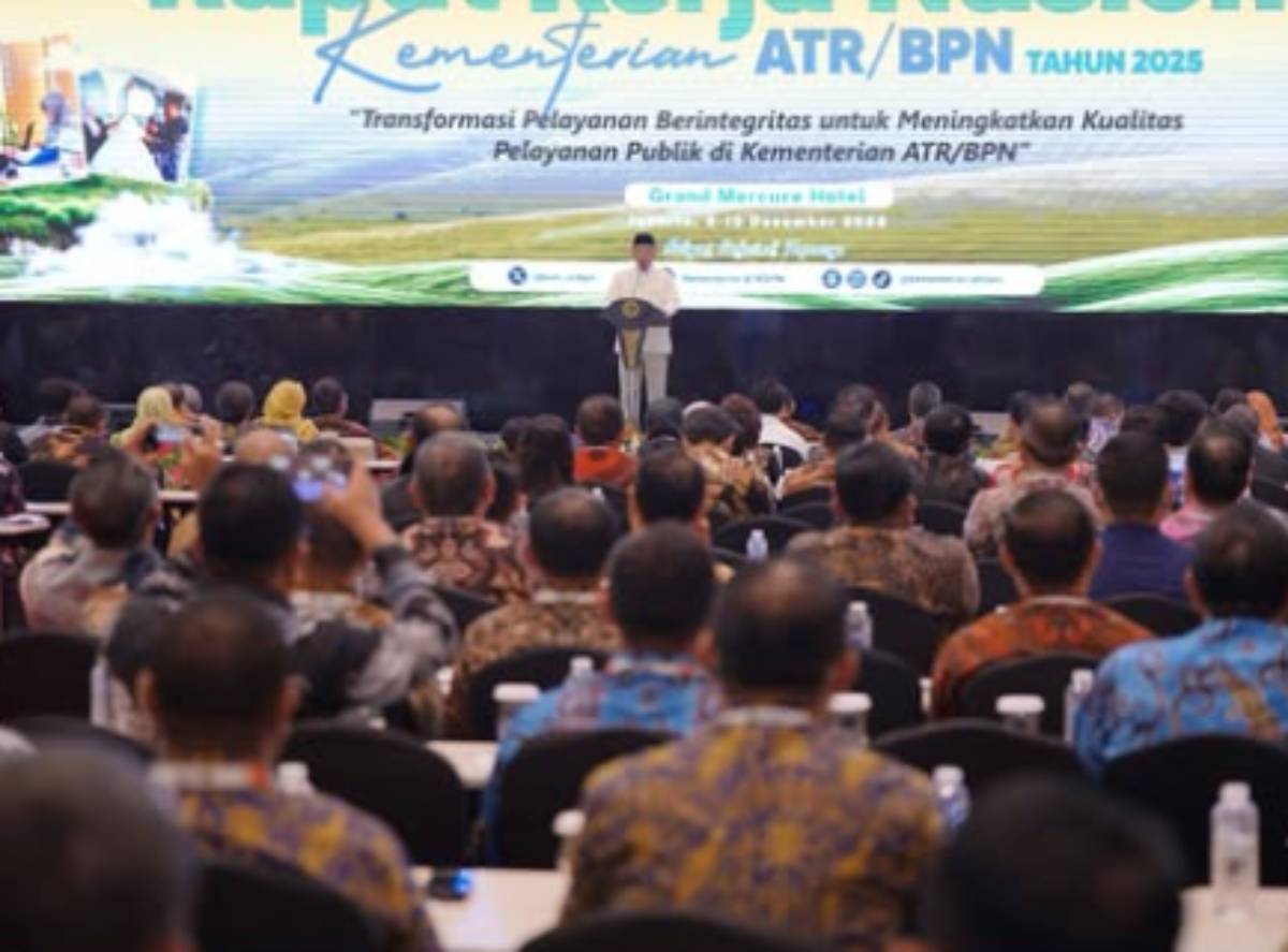 Buka Rakernas 2025, Menteri Nusron: Hasilkan Keputusan yang Optimal dan Berkualitas untuk Meningkatkan Pelayanan kepada Masyarakat