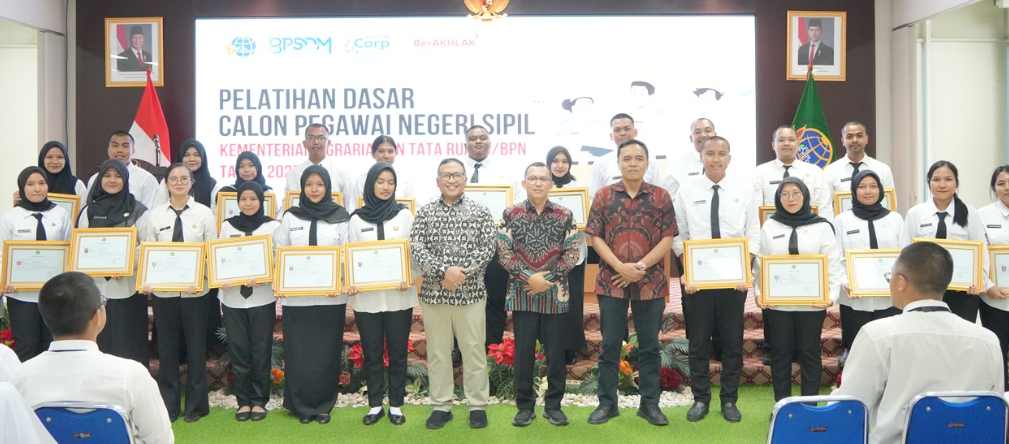 Perkuat Integritas dan Layanan Publik, CPNS Kantah Aceh Besar Digembleng di BPSDM Kementerian ATR/BPN